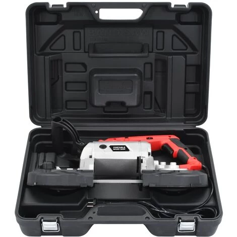 VidaXL Scie à Ruban Avec Base Et Mallette Portable Acier 6 VidaXL Scie à Ruban Avec Base Et Mallette Portable Acier – Image 4