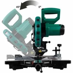 VONROC Scie à Onglet Radiale - 2000W - Lame De Scie 40 Dents Ø 216mm , Laser Et LED Inclus -Scie électrique stationnaire Soldes Boutique 13648926 4