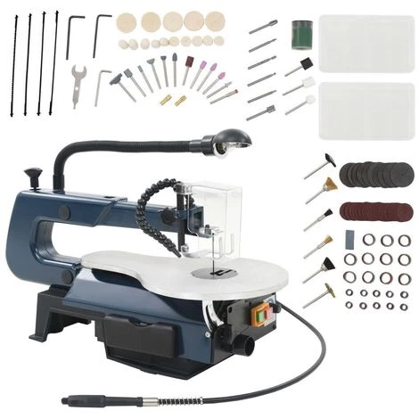 VIDAXL Ensemble De Scie à Chantourner 108 Pcs 125 W 252 Mm - Quincaillerie/Outils/Scies/Scies à Chantourner 3 VIDAXL Ensemble De Scie à Chantourner 108 Pcs 125 W 252 Mm - Quincaillerie/Outils/Scies/Scies à Chantourner