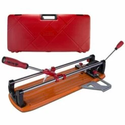 Rubi - Coupeuse Manuelle Longueur De Coupe 43 Cm Coupe Diagonale 30x30 Cm Avec Valise - TS-43 MAX Orange