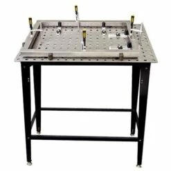 STRONGHAND TOOLS Kit Pour La Fixation De Tubes Carrés Table FixturePoint + Brides + Accesoires TBHKM100