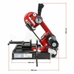 WILTEC Scie à Ruban Mobile Pour Métaux 1500W 20-70m/min Profondeur De Coupe 105mm Avec Lame De Scie -Scie électrique stationnaire Soldes Boutique 14647840 3