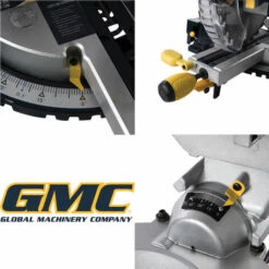 Scie A Onglet Radiale Circulaire Double Barre Coulissante 1800W 378634 GMC -Scie électrique stationnaire Soldes Boutique 14670923 3