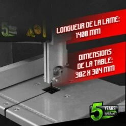 Scie à Ruban 250W Avec Guide Latéral - Constructor -Scie électrique stationnaire Soldes Boutique 15087523 4