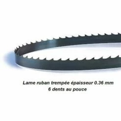 PROBOIS Lame De Scie à Ruban 2240 Mm Largeur 6 épaisseur 0.36 Mm