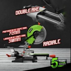 Scie à Onglets Radiale 1800W - 254mm - Constructor -Scie électrique stationnaire Soldes Boutique 16779443 3