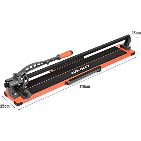 COSTWAY Coupe Carrelage Manuel Longueur De Coupe 910MM Découpeuse En Céramique Épaisseur De Coupe 14MM Angle Réglable 0 °-60 ° 7 COSTWAY Coupe Carrelage Manuel Longueur De Coupe 910MM Découpeuse En Céramique Épaisseur De Coupe 14MM Angle Réglable 0 °-60 ° – Image 5
