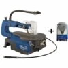 SCIE A CHANTOURNER BOIS PLASTIQUE MÉTAL SCHEPPACH DECO-FLEX+KIT 60 LAMES DE SCIE