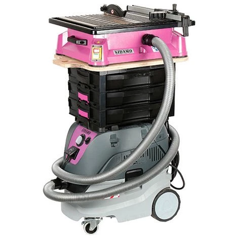 SIDAMO Combiné Scie Carrelage "Diaminipro 180" D. 180 Mm 750 W + Aspirateur"XC30 L" 30 L 1 400 W 3 SIDAMO Combiné Scie Carrelage "Diaminipro 180" D. 180 Mm 750 W + Aspirateur"XC30 L" 30 L 1 400 W