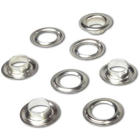 Œillets 10 Mm, Laiton Nickelé, 25 Pièces Selzer 3 Œillets 10 Mm, Laiton Nickelé, 25 Pièces Selzer