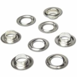 Œillets 8,5 Mm, Laiton Nickelé, 50 Pièces Selzer