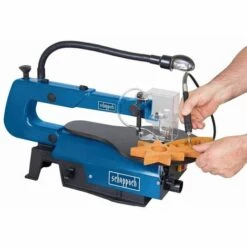 SCIE A CHANTOURNER BOIS PLASTIQUE MÉTAL SCHEPPACH DECO-FLEX + 64 KIT OUTIL -Scie électrique stationnaire Soldes Boutique 21066170 5