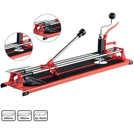 OXEO Coupe Carrelage 600mm 10mm - Angle Réglable - Coupe Carreaux Manuel - Tapis Antidérapant 84 Cm 4 OXEO Coupe Carrelage 600mm 10mm - Angle Réglable - Coupe Carreaux Manuel - Tapis Antidérapant 84 Cm – Image 2