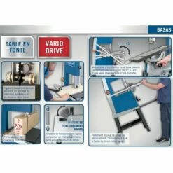 Scheppach - Scie à Ruban Volants 315mm 400V Triphasée 700W - Basa 3 -Scie électrique stationnaire Soldes Boutique 2265048 5