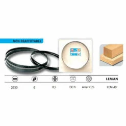 Leman - Lame De Scie à Ruban Acier C75 DC6 2630x6x0.5 - LEM40 -Scie électrique stationnaire Soldes Boutique 2265655 2