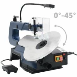 Topdeal Scie à Chantourner électrique Avec Pédale Et Lampe LED 125 W -Scie électrique stationnaire Soldes Boutique 22992390 5