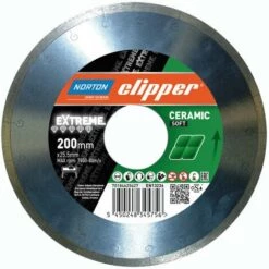 Disque Diamant Norton Clipper Extreme Ceramic Soft Ø 200 X 25,4