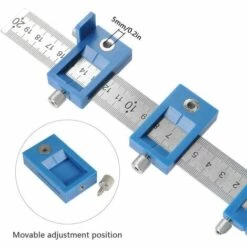 BEARSU Armoire Quincaillerie Jig, Outil De Guider Position Vraie,Le Plus Rapide Et Le Plus Précis, Bouton Et Gabarit De Perçage Du Bois, Diamètre De La Scie Trépan -Scie électrique stationnaire Soldes Boutique 25029221 4
