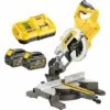 DeWALT DCS777T2 Scie à Onglets Radiale Sans Fil à Batteries 216mm 80mm 54V FlexVolt
