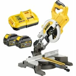 DeWALT DCS777T2 Scie à Onglets Radiale Sans Fil à Batteries 216mm 80mm 54V FlexVolt