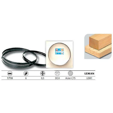 Leman - Lame De Scie à Ruban Acier C75 DC4 - LEM1 4 Leman - Lame De Scie à Ruban Acier C75 DC4 - LEM1 – Image 2