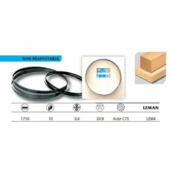 Leman - Lame De Scie à Ruban Acier C75 DC8 1710x10x0,4 - LEM4 5 Leman - Lame De Scie à Ruban Acier C75 DC8 1710x10x0,4 - LEM4 -Scie électrique stationnaire Soldes Boutique 2570561 2