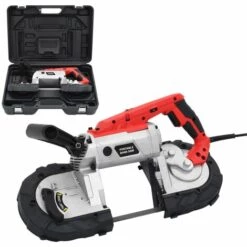 TRUE DEAL Scie à Ruban Avec Mallette Portable Acier