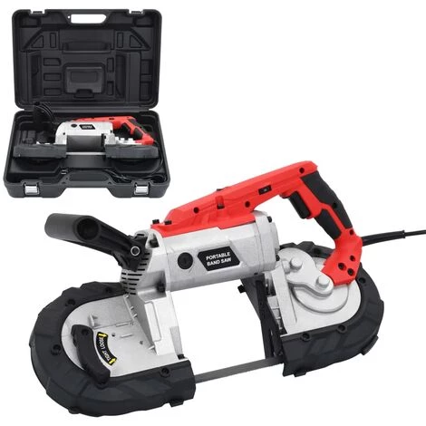 LITZEE Scie à Ruban Avec Mallette Portable Acier 3 LITZEE Scie à Ruban Avec Mallette Portable Acier