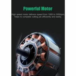 ASUPERMALL Scie A Table Mini Bureau Scie Cutter Machine De Coupe Electrique Avec Lame De Scie Meule Reglage De L'Angle Reglage De La Vitesse De 35 Mm Profondeur De Coupe, Prise Eu -Scie électrique stationnaire Soldes Boutique 28057634 4