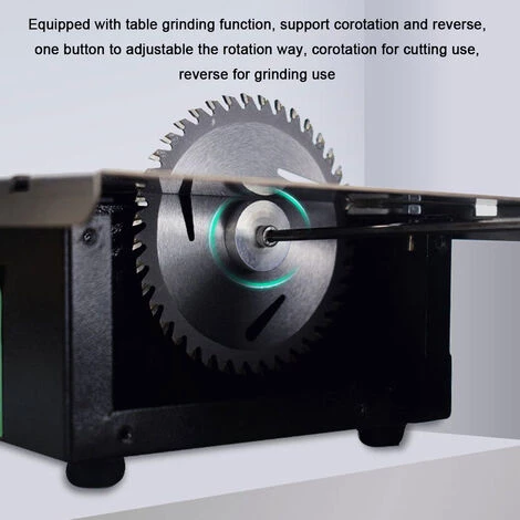 ASUPERMALL Mini Multifonctions Scie A Table A Angle Reglable Electrique De Bureau Scies Menage Bricolage Coupe Meuler Machine A Bois Lathe 4 ASUPERMALL Mini Multifonctions Scie A Table A Angle Reglable Electrique De Bureau Scies Menage Bricolage Coupe Meuler Machine A Bois Lathe – Image 2