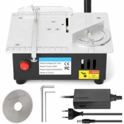 ASUPERMALL Mini Multifonctions Scie A Table Electrique De Bureau Scies Petit Menage Bricolage Outil De Coupe Du Bois Banc Lathe Machine