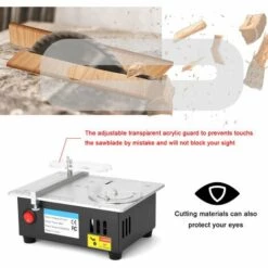 ASUPERMALL Mini Multifonctions Scie A Table Electrique De Bureau Scies Petit Menage Bricolage Outil De Coupe Du Bois Banc Lathe Machine -Scie électrique stationnaire Soldes Boutique 29980118 5