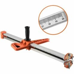 COOFIX Outil D'artefact De Coupe Pour Cloisons Coupeuse Manuelle De Plaques De Plâtre à Main Avec Double Lame Et 4 Roulements Plage -Scie électrique stationnaire Soldes Boutique 31061593 5