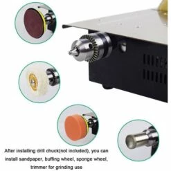 HAPPYSHOPPING Mini Mini Scie A Table Multifonctionnelle Modele De Bricolage Scie Electrique De Precision Wenwan Petite Scie A Table Petite Machine De Decoupe Metal Nu (sans Lame De Scie Electrique) -Scie électrique stationnaire Soldes Boutique 31847762 4