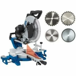 Pack SCHEPPACH Scie à Onglet Radial 305 Mm 2000W - HM140L - 2 Lames 24-60 Dents