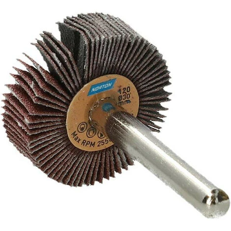 FP Disque à Lamelle Sur Tige R207Plus 30x10x6 P120 (Par 10) 3 FP Disque à Lamelle Sur Tige R207Plus 30x10x6 P120 (Par 10)