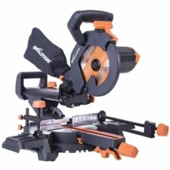 Evolution R210SMS+ 230v 210mm Multi-material Sliding Mitre Saw