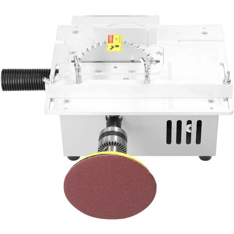 HAPPYSHOPPING T1 Mini Scie A Table Multifonctionnelle Scies De Bureau Electriques Petit Outil De Coupe Domestique Bricolage Tour A Bois Machine Avec Pince De 1,5 A 10 Mm, Modele: Prise UE Multicolore 5 HAPPYSHOPPING T1 Mini Scie A Table Multifonctionnelle Scies De Bureau Electriques Petit Outil De Coupe Domestique Bricolage Tour A Bois Machine Avec Pince De 1,5 A 10 Mm, Modele: Prise UE Multicolore – Image 3