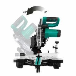 VONROC Scie à Onglet Radiale 2200W – 216mm – Compacte - Laser Et Lampe LED Intégrée - Extensions De Table -Scie électrique stationnaire Soldes Boutique 42815844 3