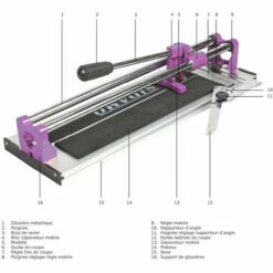 Sidamo - Coupe Carreaux Manuel 430 Mm - STAR CC 430 -Scie électrique stationnaire Soldes Boutique 44461535 4