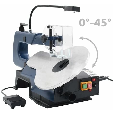 TALKEACH Scie à Chantourner électrique Avec Pédale Et Lampe LED 125 W 7 TALKEACH Scie à Chantourner électrique Avec Pédale Et Lampe LED 125 W – Image 5