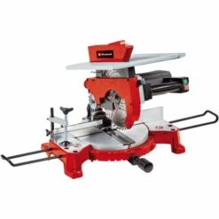 Einhell Scie à Onglet Avec Table TC-MS 2513 T (1800 W, Régime : 4500trs/min, Lame Ø 250 Mm X Ø30 Mm, 36 Dents, Capacité De Coupe 90° / 45°)