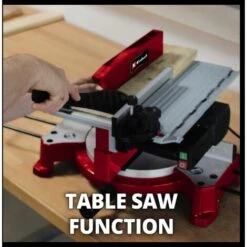 Einhell Scie à Onglet Avec Table TC-MS 2513 T (1800 W, Régime : 4500trs/min, Lame Ø 250 Mm X Ø30 Mm, 36 Dents, Capacité De Coupe 90° / 45°) -Scie électrique stationnaire Soldes Boutique 47881429 3