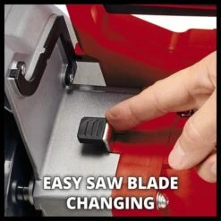 Einhell Scie à Onglet Radiale TC-SM 254 (1900 W, Fonction De Traction Sur Double Glissière, Table Pivotante à Réglage Rapide Et Butées D’angles, Laser, Vendue Avec Lame Aux Carbures De Tungstène) -Scie électrique stationnaire Soldes Boutique 47881431 5