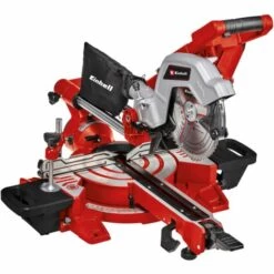 Einhell Scie à Onglet Radiale TE-SM 216 Dual (puissance De 1 800 W, Fonction De Traction, Laser, Réglage D’angles Rapide, Blocage D’arbre « Spindle-Lock », Vendue Avec Lame Aux Carbures De Tungstène)