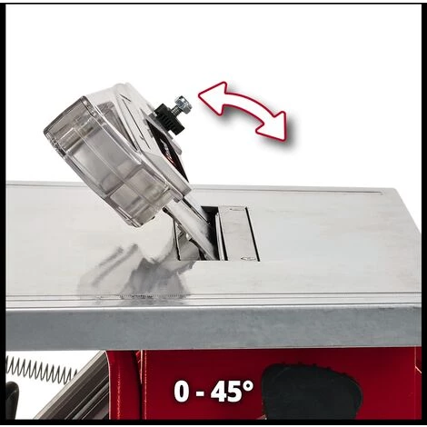 Einhell Scie Circulaire Sur Table TC-TS 200 (lame De Scie Inclinable, Butée D’angle (+/- 60°), Butée Parallèle Dotée D’un Dispositif De Blocage Des Deux Côtés 5 Einhell Scie Circulaire Sur Table TC-TS 200 (lame De Scie Inclinable, Butée D’angle (+/- 60°), Butée Parallèle Dotée D’un Dispositif De Blocage Des Deux Côtés – Image 3