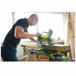 Pack RYOBI Scie à Coupe D'onglets Radiale électrique - 1500W - 216mm - EMS216L - Support Universel RLS02 -Scie électrique stationnaire Soldes Boutique 48783091 3