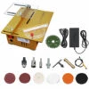 SUPERSELLER Scie Sur Table Mini Scie à Table 100W Avec Jauge à Onglets Scie De Bureau électrique Multifonctionnelle 7500 Tr/min Vitesse Réglable 27MM Profondeur De Coupe Avec Plusieurs Accessoires Pour Le Travail Du Bois De Bricolage, Prise EU Avec Plusieurs Accessoi -Scie électrique stationnaire Soldes Boutique 48786676 1