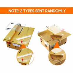 SUPERSELLER Scie Sur Table Mini Scie à Table 100W Avec Jauge à Onglets Scie De Bureau électrique Multifonctionnelle 7500 Tr/min Vitesse Réglable 27MM Profondeur De Coupe Avec Plusieurs Accessoires Pour Le Travail Du Bois De Bricolage, Prise EU Avec Plusieurs Accessoi -Scie électrique stationnaire Soldes Boutique 48786676 3