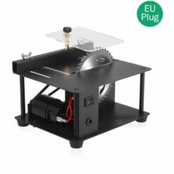 SUPERSELLER Scie Sur Table Scie à Table Multifonctionnelle Mini Scie De Bureau Machine De Découpe électrique Avec Lame De Scie Meule à Vitesse Réglable Profondeur De Coupe De 35 MM Pour La Coupe En Bois Et Acrylique En Plastique, Prise Européenne - Prise Européenne -Scie électrique stationnaire Soldes Boutique 48786829 3